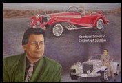This 1993 painting for Alfred DiMora by Bruce James Prochaska is filled with hidden meanings.