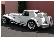 This 1979 Clenet Series I #168 boasts an optional removable hardtop and luggage trunk.